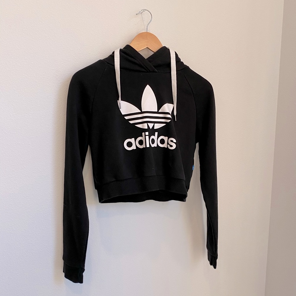 Adidas cropped hoodie